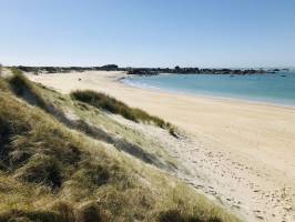 Plage de Méneham : Plage de Méneham, Finistère, Mer, sable, Dune