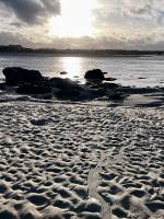 La Baie du Kernic : Baie du Kernic, Rochers, sable blanc