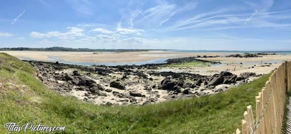 Photo La Baie du Kernic : Un petit panoramique d’une de mes vues préférées dans le Finistère: la Baie du Kernic 😍🥰 Malheureusement, pour son bien, elle est désormais cloisonnée 😢c, Tita’s Pictures, Baie du Kernic, Finistère, Plage