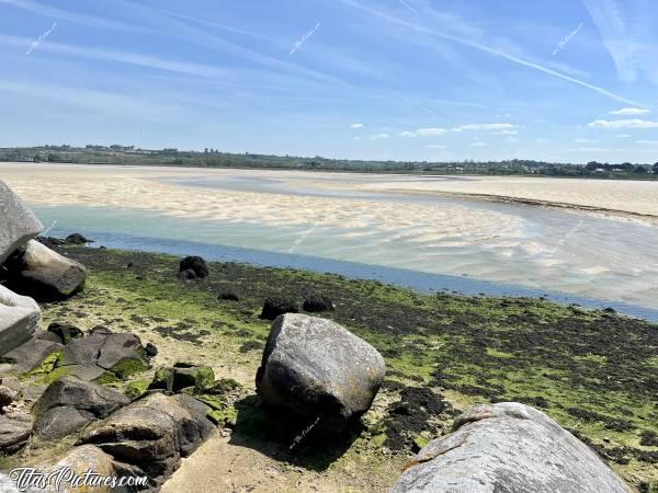 Photo La Baie du Kernic : La Baie du Kernic à marée basse, laisse apparaître une grande étendue de sable blanc 😍🥰c, Tita’s Pictures, Baie du Kernic, Finistère, Plage