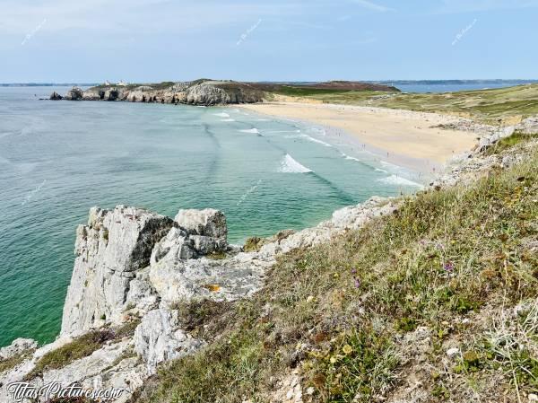 Photo Camaret-sur-Mer : Quelle belle vue de la haut, sur la plage de Pen Hat à Camaret-sur-Mer 😎😍c, Tita’s Pictures, Camaret-sur-Mer, Plage de Pen Hat